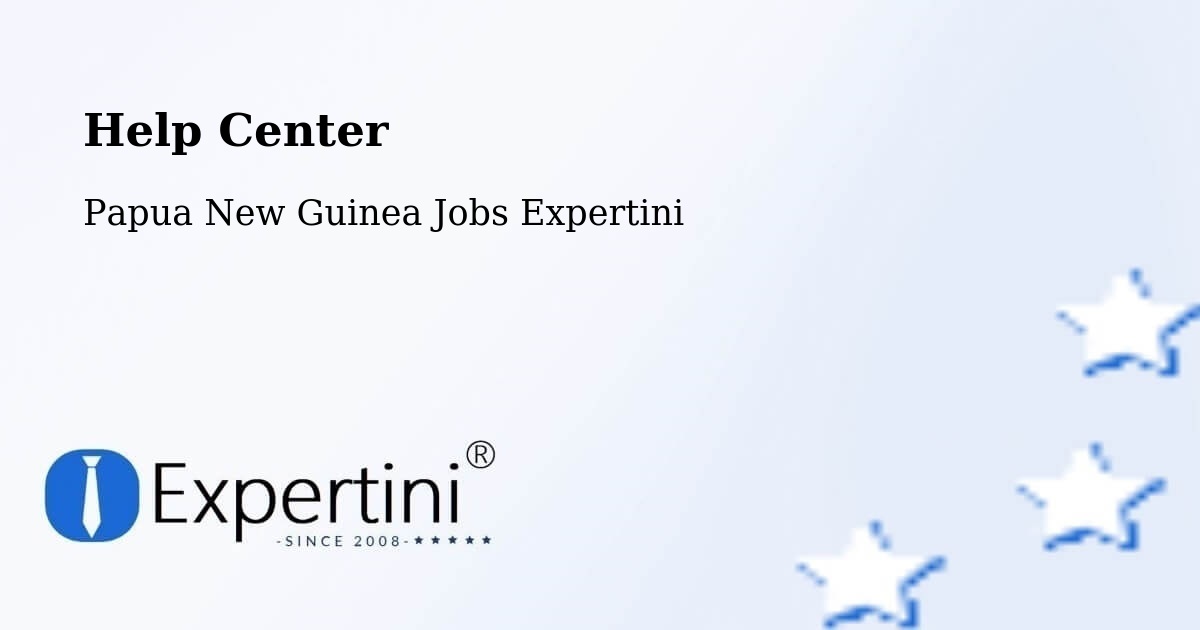 Help Center – Samarai - Papua New Guinea Jobs Expertini